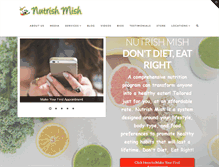 Tablet Screenshot of nutrishmish.com